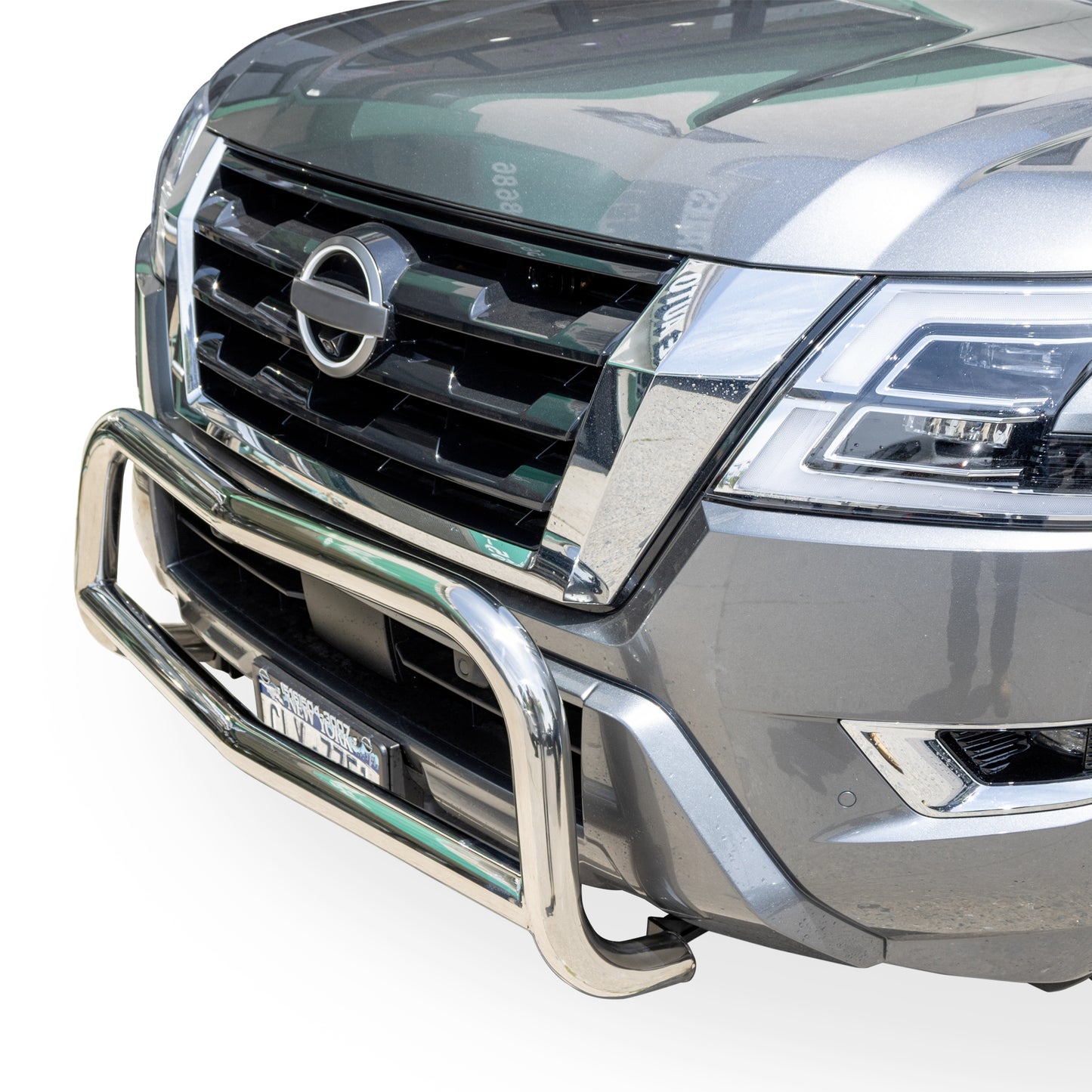 Vanguard Stainless Steel Front Guards Bull Bars Bumper Guard for 2014-2024 infiniti qx80