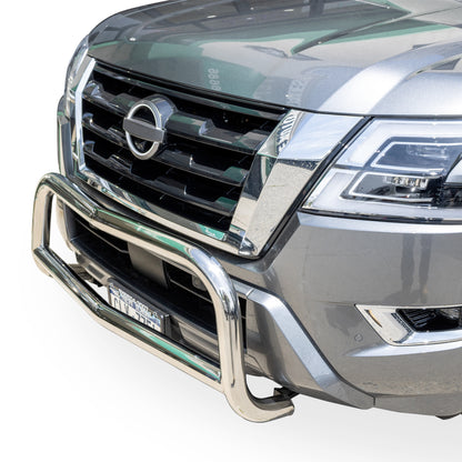 Vanguard Stainless Steel Front Guards Bull Bars Bumper Guard for 2014-2024 infiniti qx80