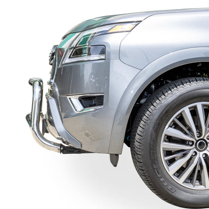 Vanguard Stainless Steel Front Guards Bull Bars Bumper Guard for 2014-2024 infiniti qx80