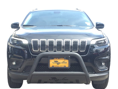 Vanguard Black Powdercoat Front Guards Bull Bars Bumper Guard for 2014-2023 jeep cherokee nan