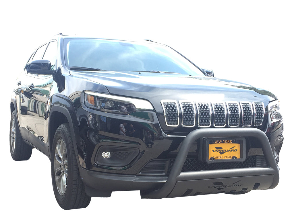 Vanguard Black Powdercoat Front Guards Bull Bars Bumper Guard for 2014-2023 jeep cherokee nan