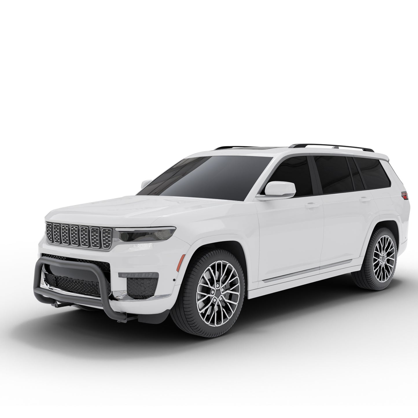Vanguard Black Powdercoat Front Guards Bull Bars Bumper Guard for 2022-2024 jeep grand cherokee
