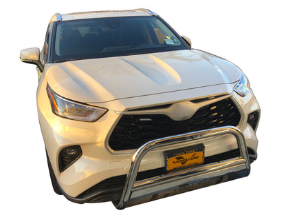 Vanguard Stainless Steel Front Guards Bull Bars Bumper Guard for 2020-2024 toyota highlander