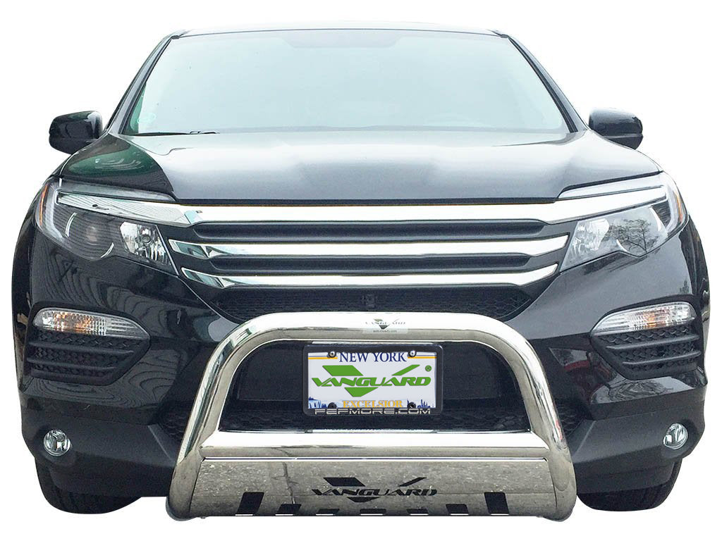 Vanguard Stainless Steel Front Guards Bull Bars Bumper Guard for 2019-2024 honda passport nan