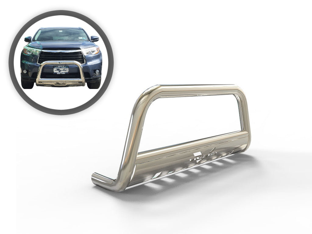 Vanguard Stainless Steel Front Guards Bull Bars Bumper Guard for 2014-2019 toyota highlander nan