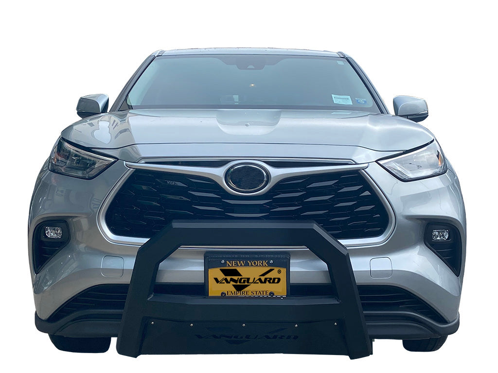 Vanguard Black Powdercoat Front Guards Bull Bars Bumper Guard for 2020-2024 toyota highlander