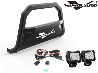 Vanguard Black Powdercoat Front Guards Bull Bars Bumper Guard for 2005-2024 nissan frontier nan