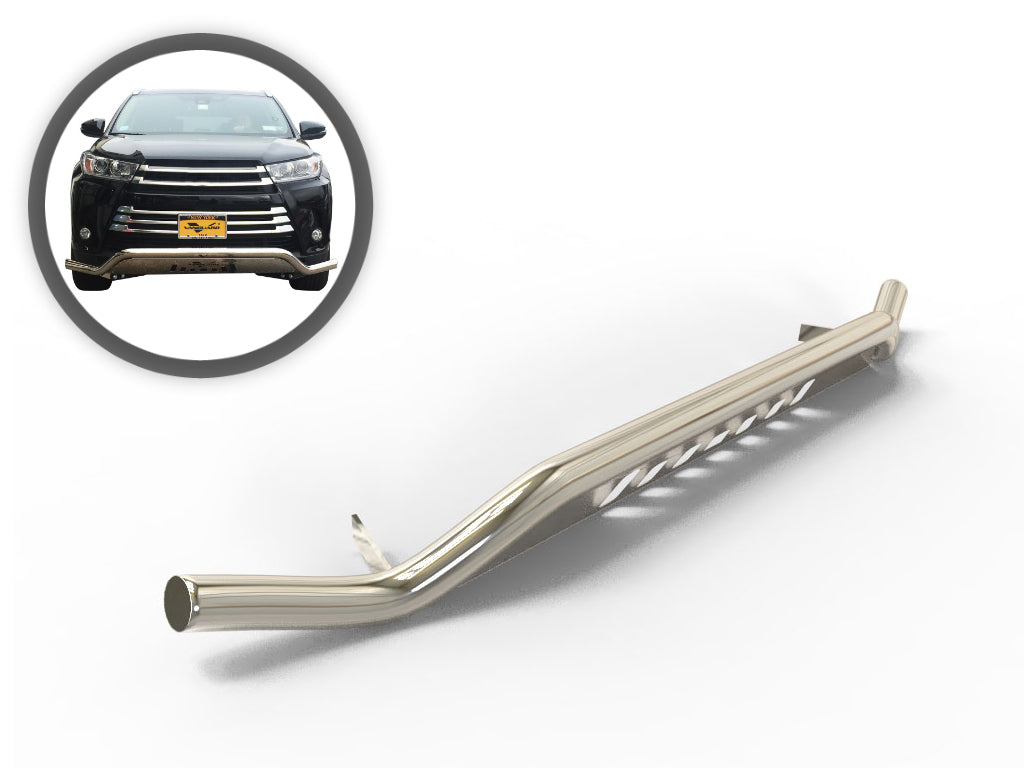 Vanguard Stainless Steel Front Guards Front Runners Bumper Guard for 2014-2019 toyota highlander nan