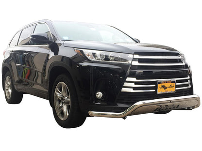 Vanguard Stainless Steel Front Guards Front Runners Bumper Guard for 2014-2019 toyota highlander nan