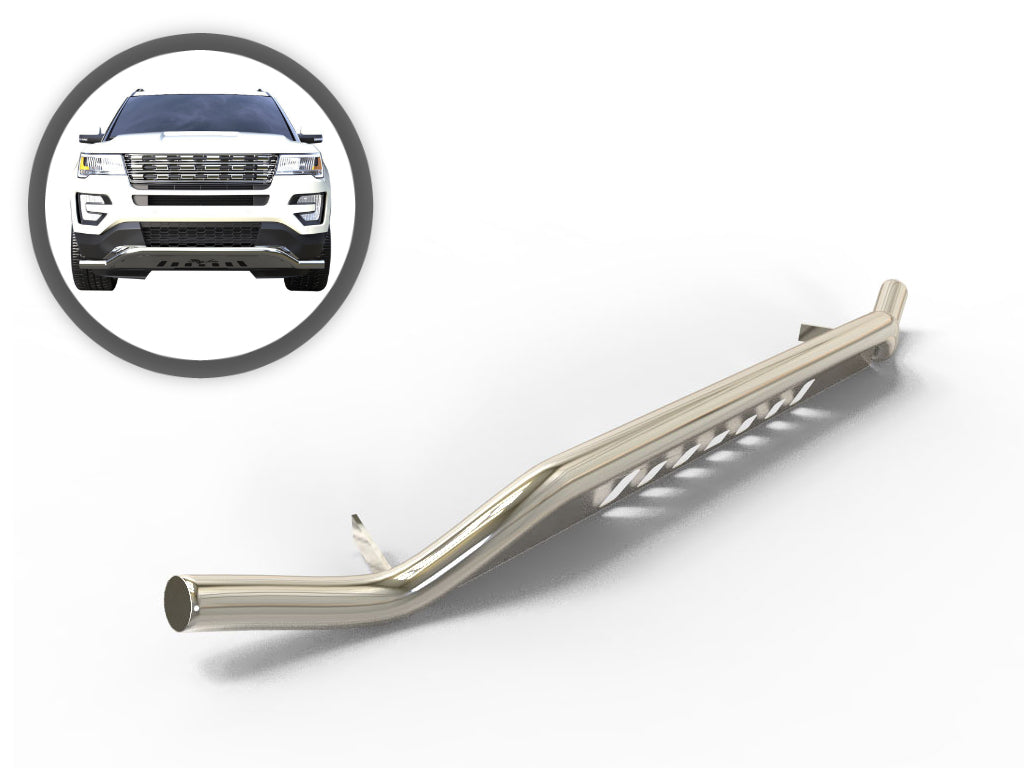 Vanguard Stainless Steel Front Guards Front Runners Bumper Guard for 2011-2019 ford explorer nan