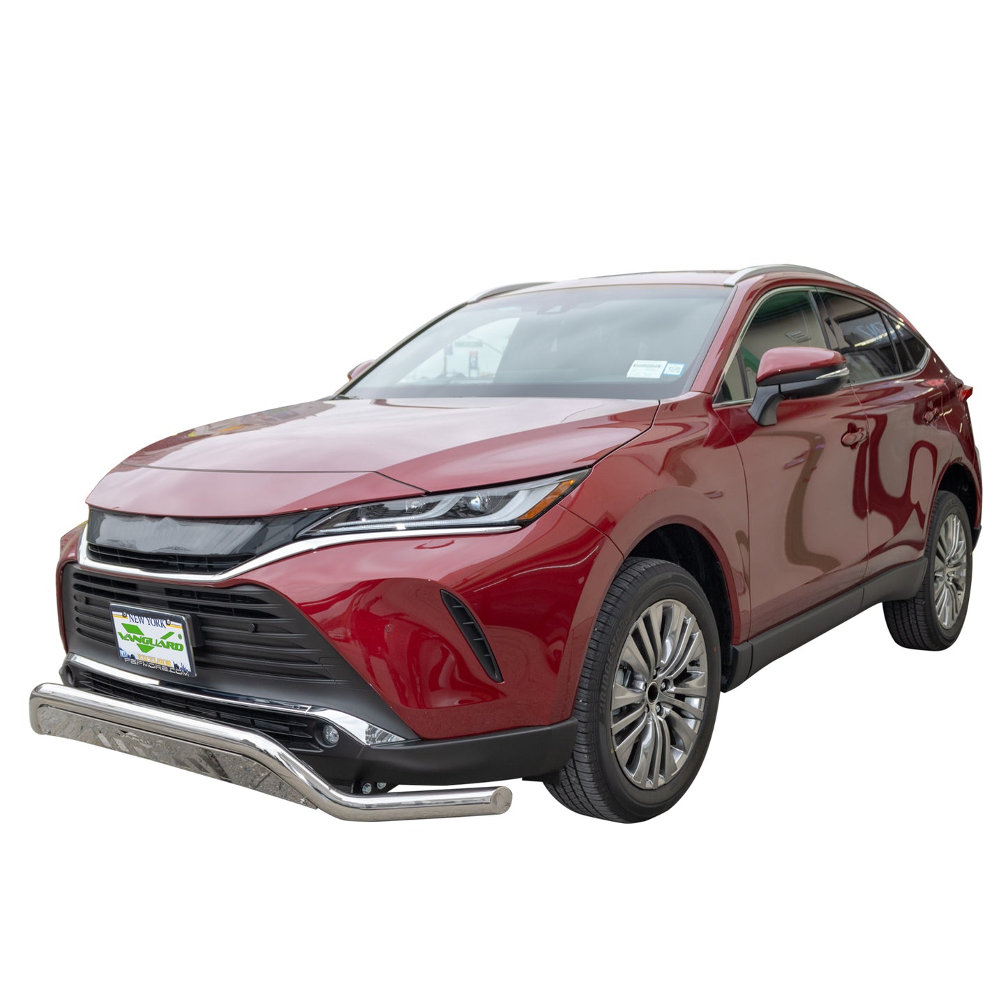 Vanguard Stainless Steel Front Guards Front Runners Bumper Guard for 2021-2024 toyota venza