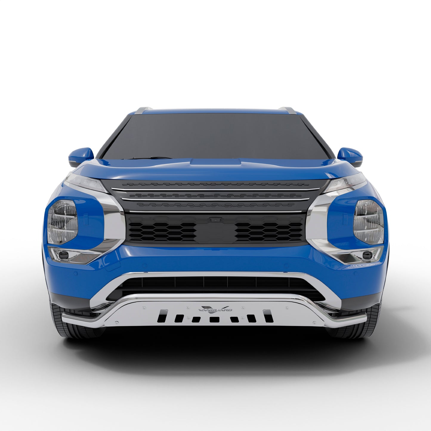 Vanguard Stainless Steel Front Guards Front Runners Bumper Guard for 2022-2024 mitsubishi outlander