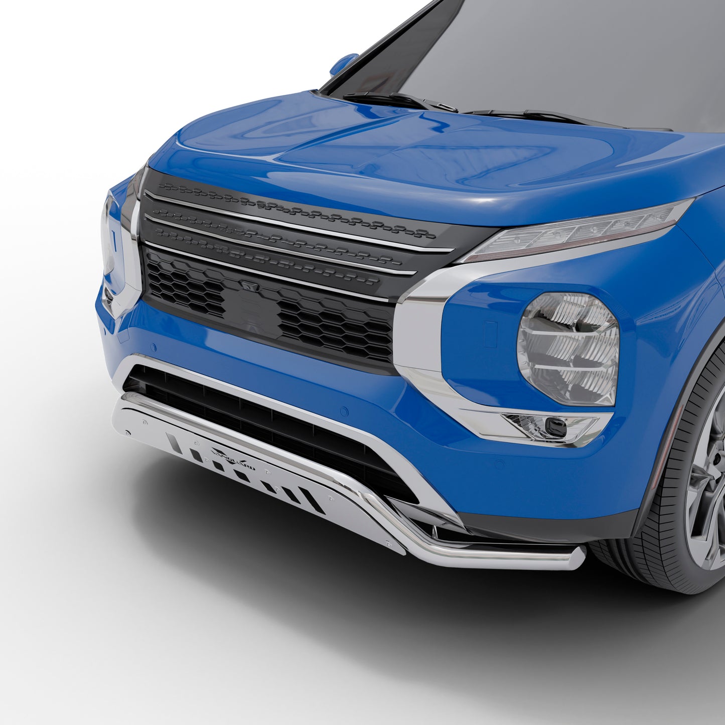 Vanguard Stainless Steel Front Guards Front Runners Bumper Guard for 2022-2024 mitsubishi outlander