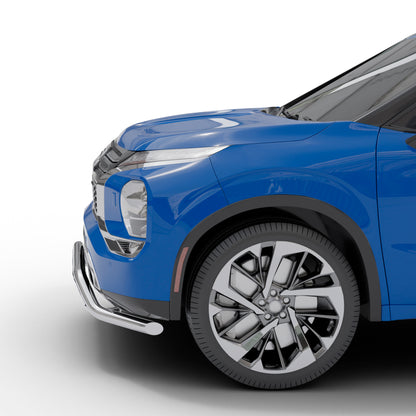 Vanguard Stainless Steel Front Guards Front Runners Bumper Guard for 2022-2024 mitsubishi outlander