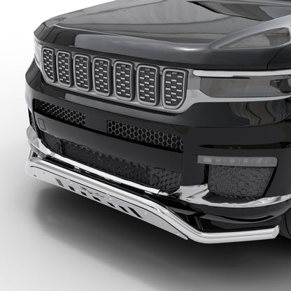 Vanguard Stainless Steel Front Guards Front Runners Bumper Guard for 2021-2024 jeep grand cherokee l