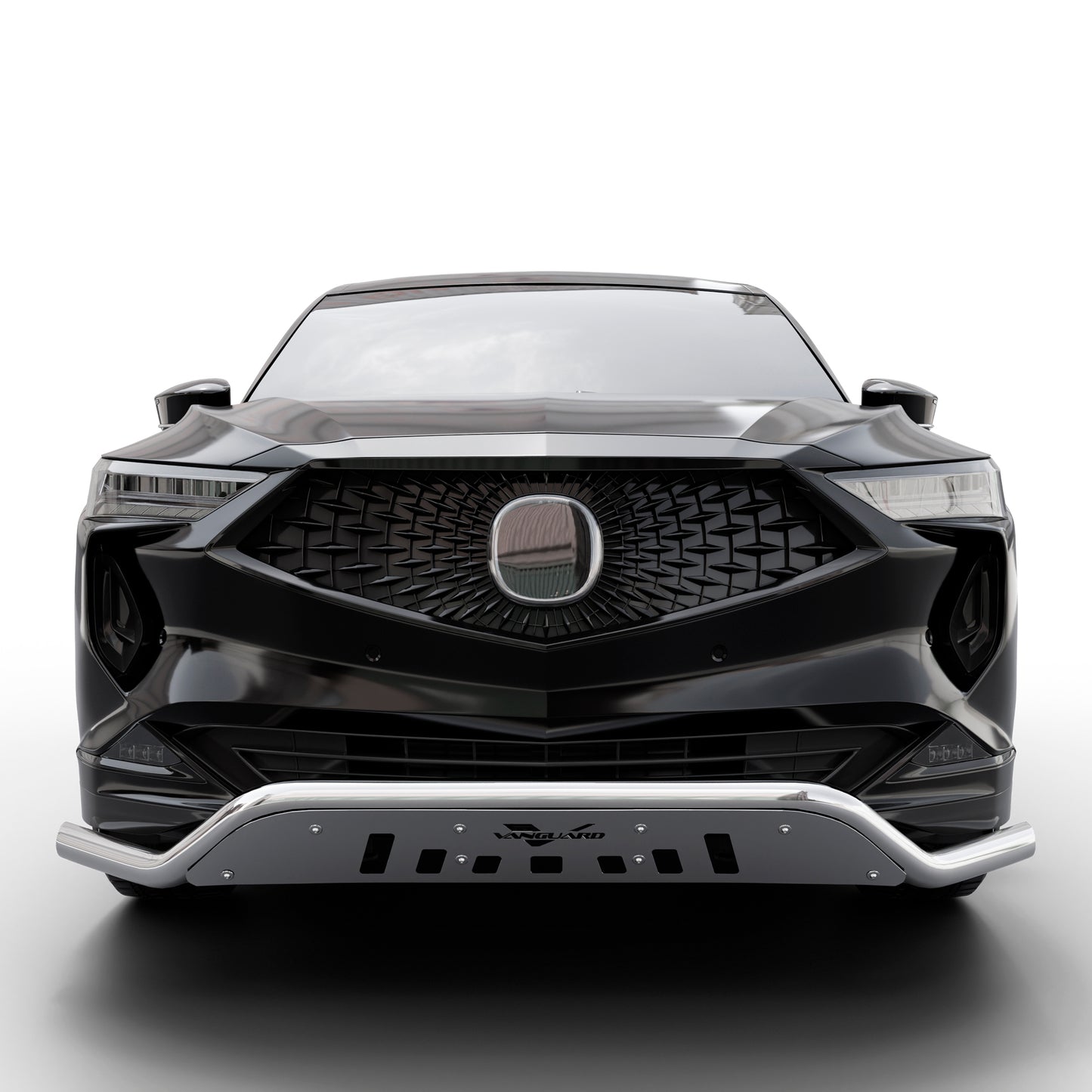 Vanguard Stainless Steel Front Guards Front Runners Bumper Guard for 2022-2024 acura rdx