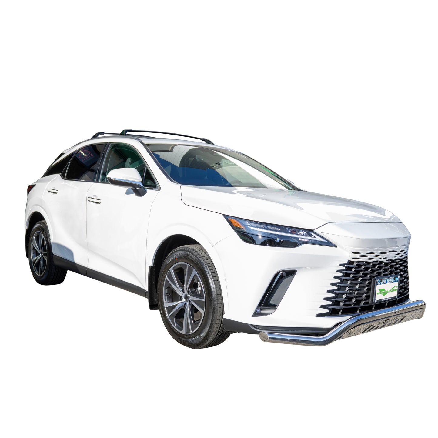 Vanguard Stainless Steel Front Guards Front Runners Bumper Guard for 2023-2025 lexus rx500h