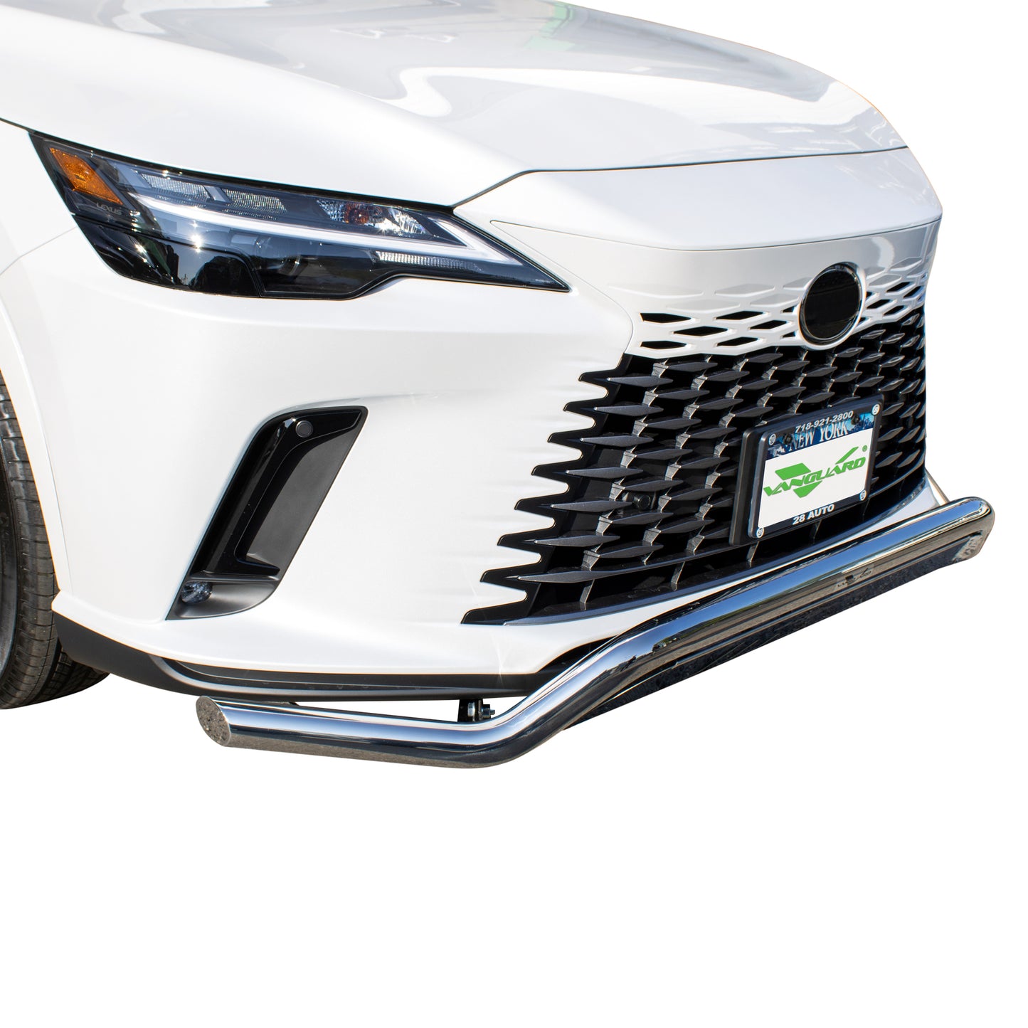 Vanguard Stainless Steel Front Guards Front Runners Bumper Guard for 2023-2025 lexus rx500h