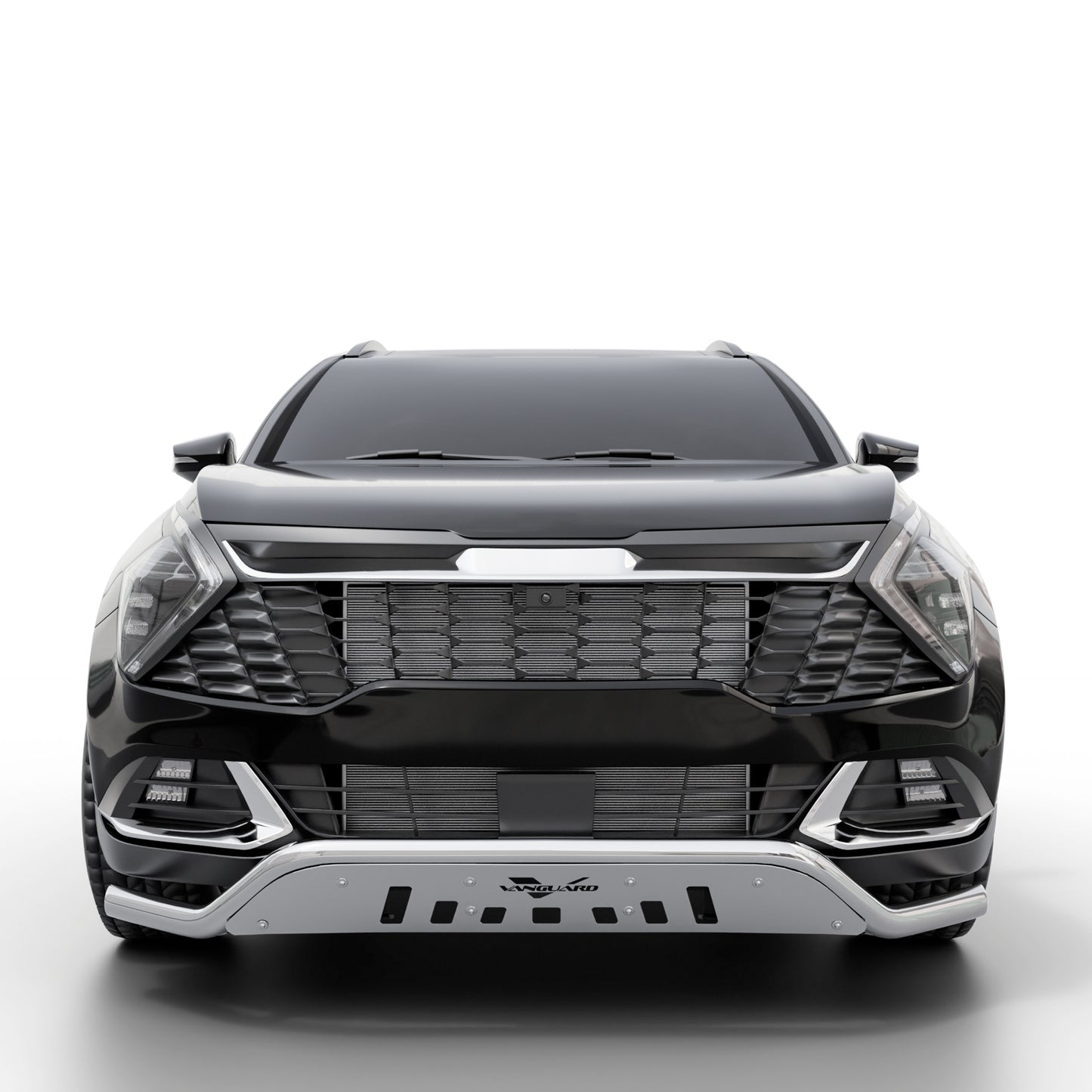 Vanguard Stainless Steel Front Guards Front Runners Bumper Guard for 2023-2025 kia sportage