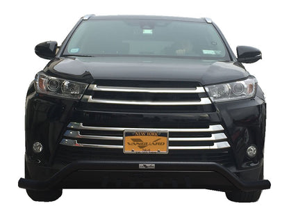Vanguard Black Powdercoat Front Guards Front Runners Bumper Guard for 2019-2024 hyundai santa fe