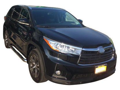 Vanguard Black Powdercoat Front Guards Front Runners Bumper Guard for 2020-2024 toyota highlander