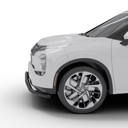 Vanguard Black Powdercoat Front Guards Front Runners Bumper Guard for 2022-2024 mitsubishi outlander