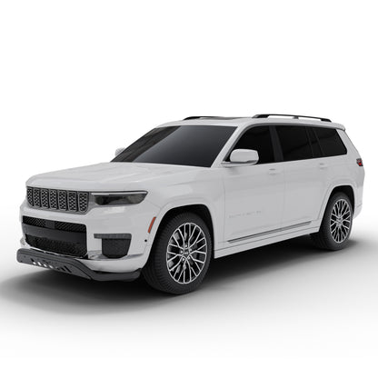 Vanguard Black Powdercoat Front Guards Front Runners Bumper Guard for 2021-2024 jeep grand cherokee l