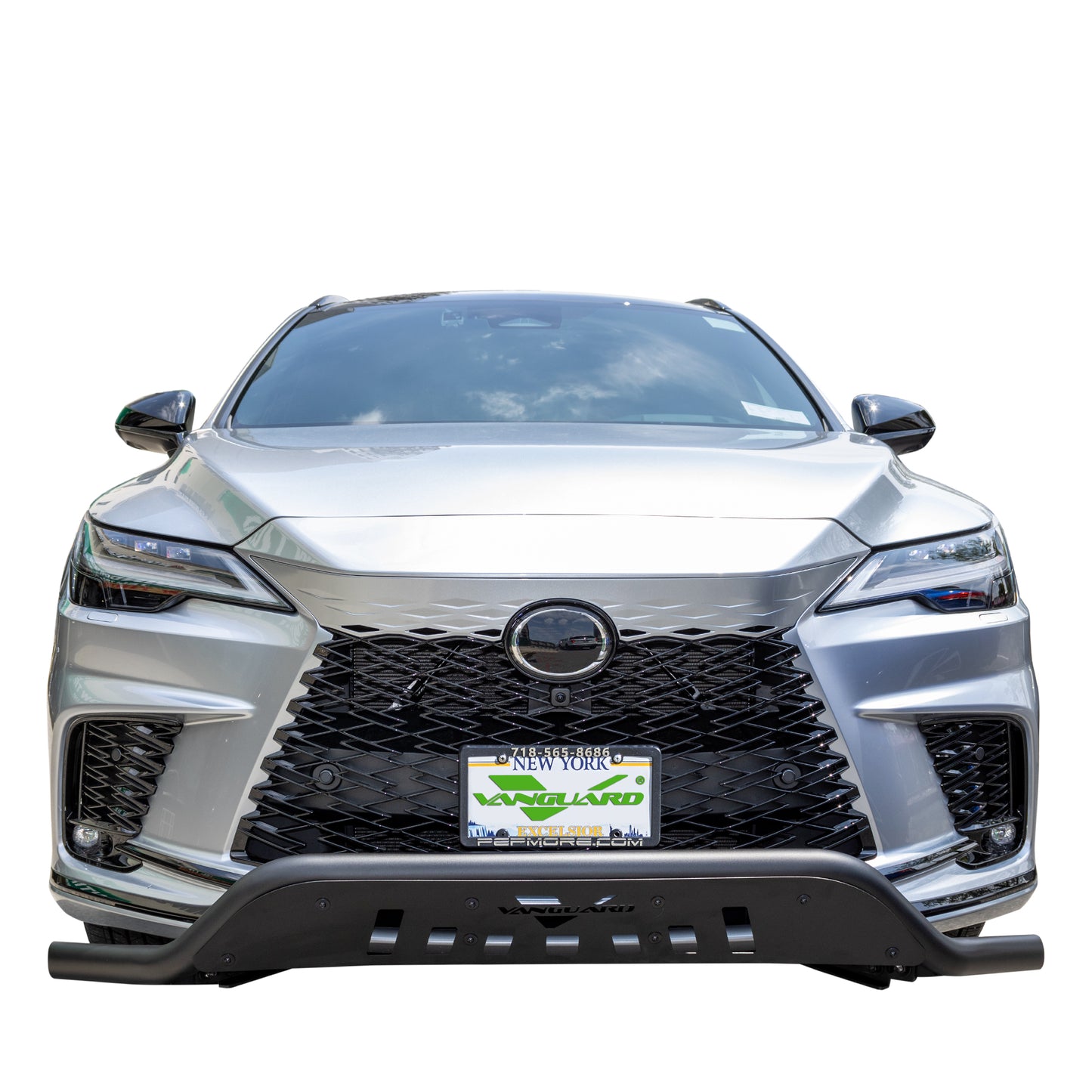 Vanguard Black Powdercoat Front Guards Front Runners Bumper Guard for 2023-2025 lexus rx500h