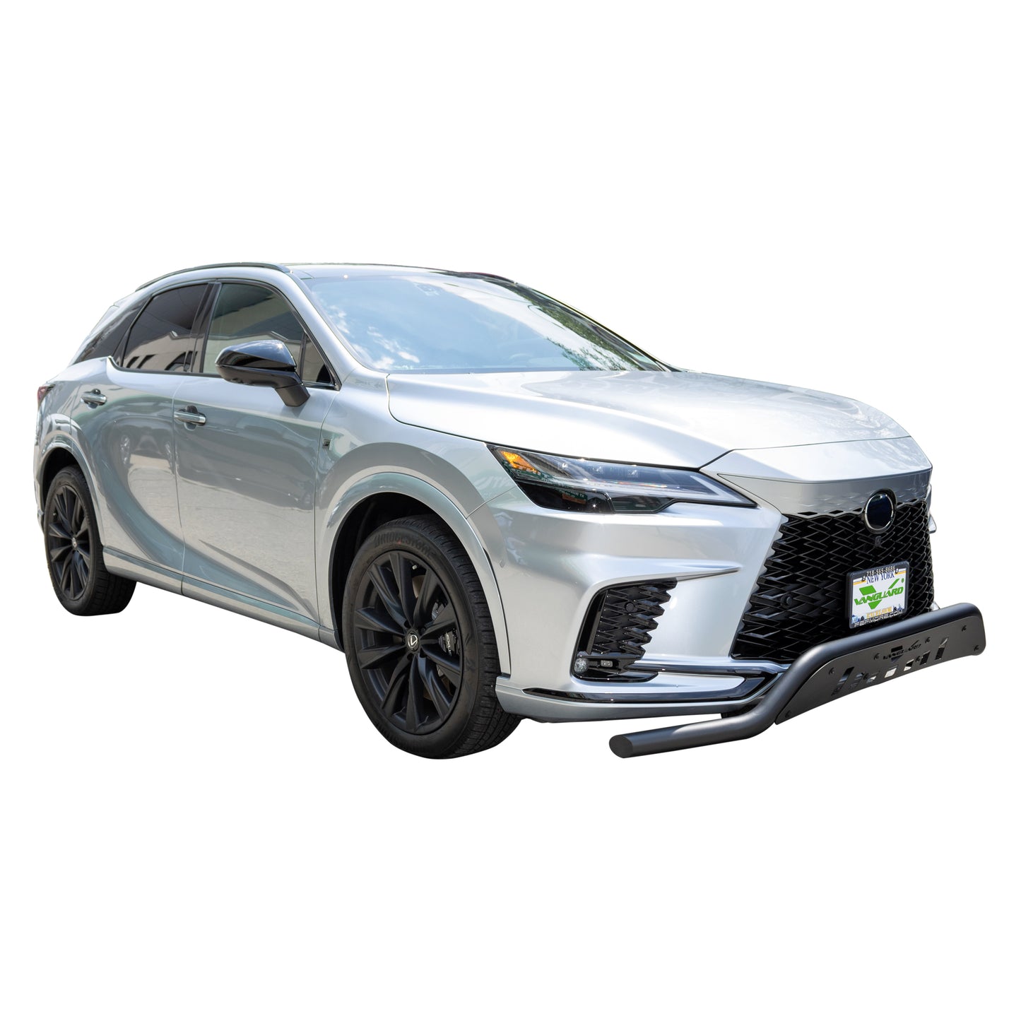 Vanguard Black Powdercoat Front Guards Front Runners Bumper Guard for 2024-2025 lexus rx450h+