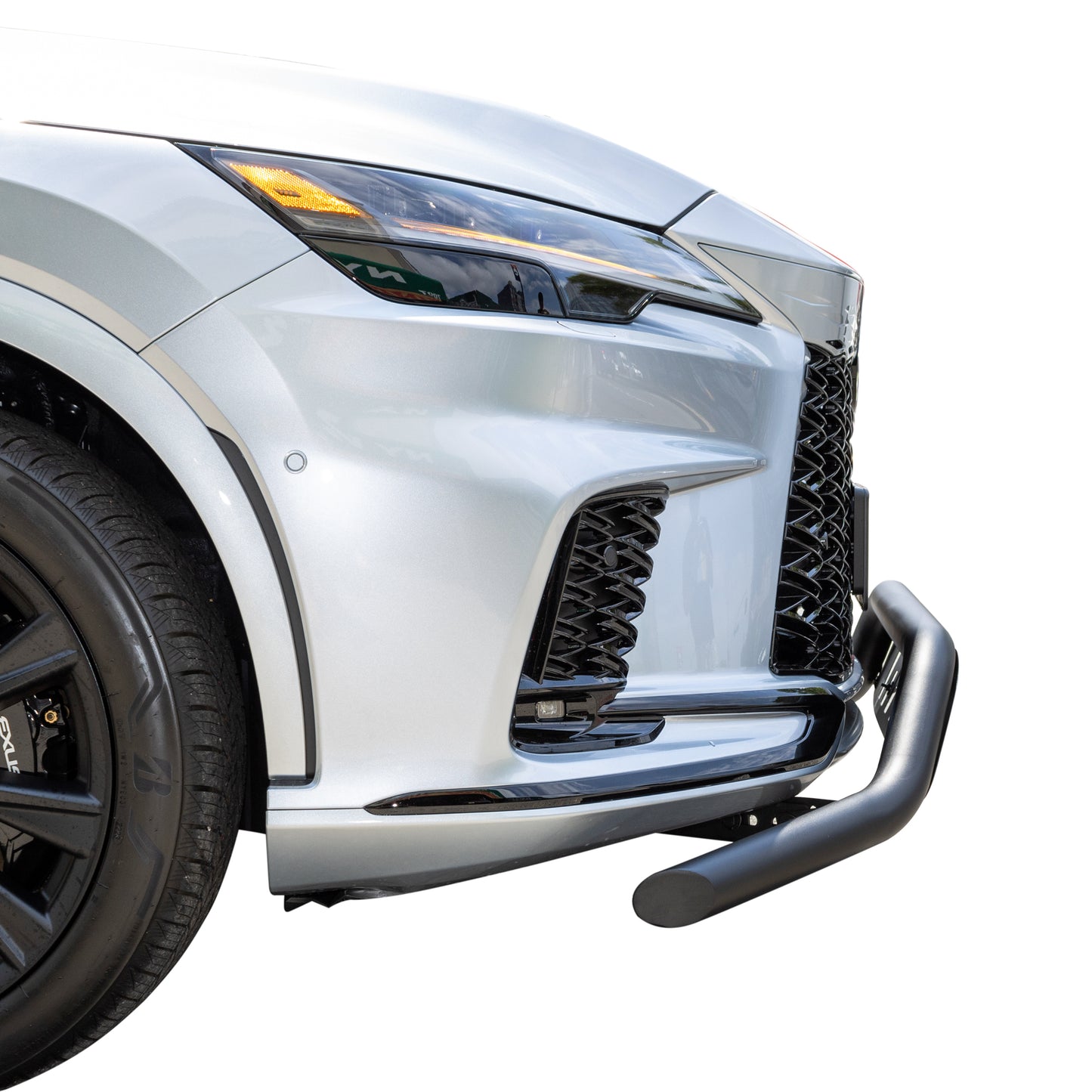 Vanguard Black Powdercoat Front Guards Front Runners Bumper Guard for 2024-2025 lexus rx450h+