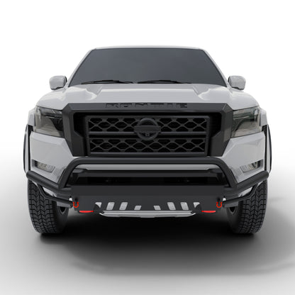 Vanguard Black Powdercoat Front Guards Front Runners Bumper Guard for 2022-2024 nissan frontier