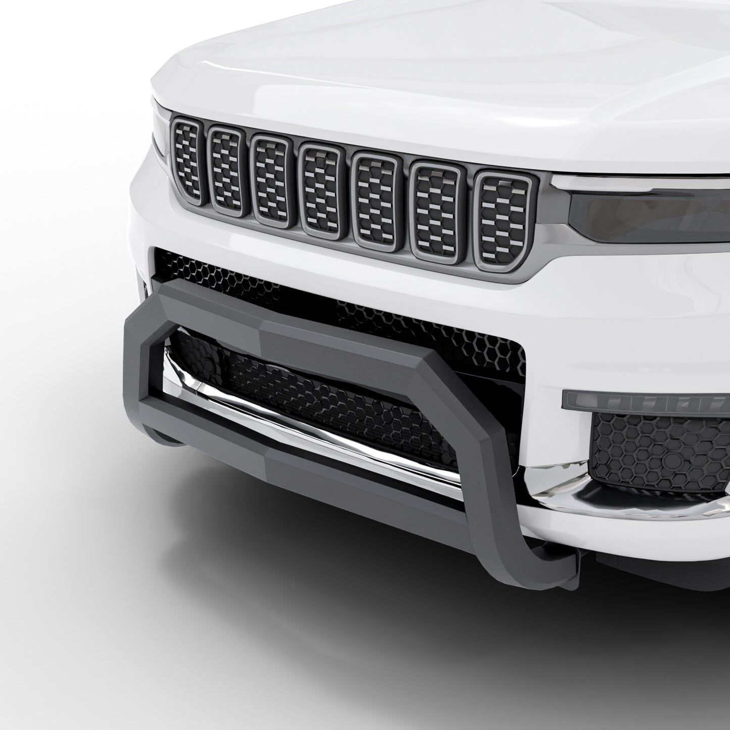 Vanguard Black Powdercoat Front Guards Bull Bars Bumper Guard for 2020-2025 jeep gladiator