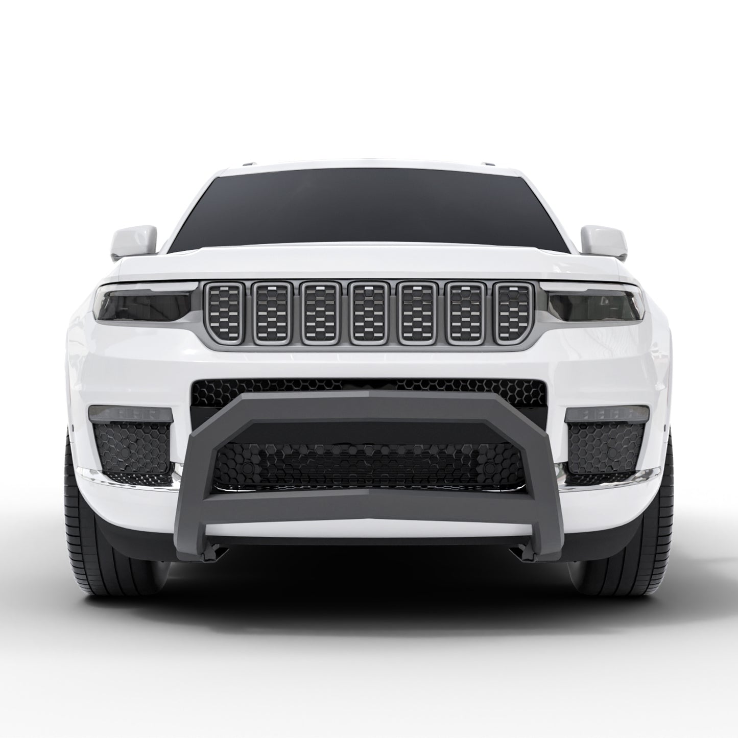 Vanguard Black Powdercoat Front Guards Bull Bars Bumper Guard for 2020-2025 jeep gladiator
