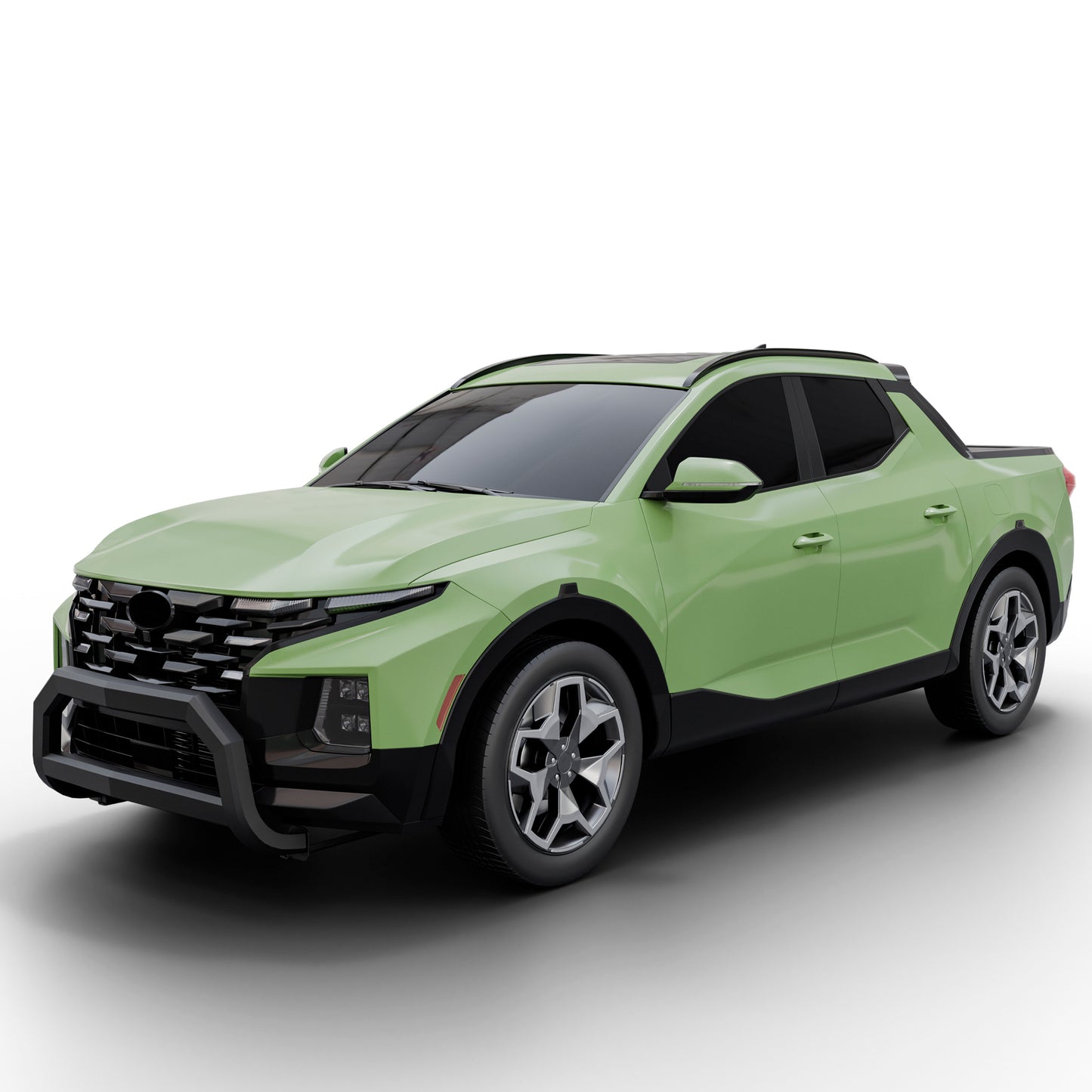 Vanguard Black Powdercoat Front Guards Bull Bars Bumper Guard for 2022-2024 hyundai santa cruz