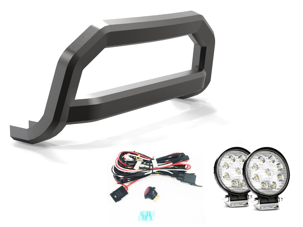 Vanguard Black Powdercoat Front Guards Bull Bars Bumper Guard for 2019-2024 honda passport