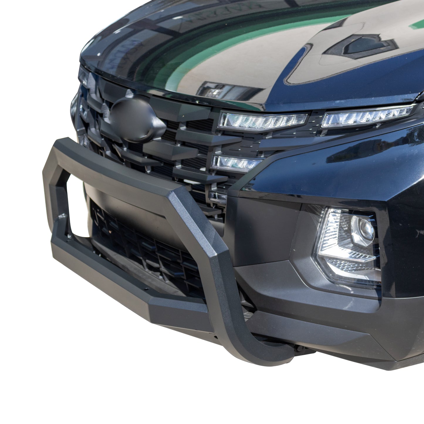 Vanguard Black Powdercoat Front Guards Bull Bars Bumper Guard for 2022-2024 hyundai santa cruz