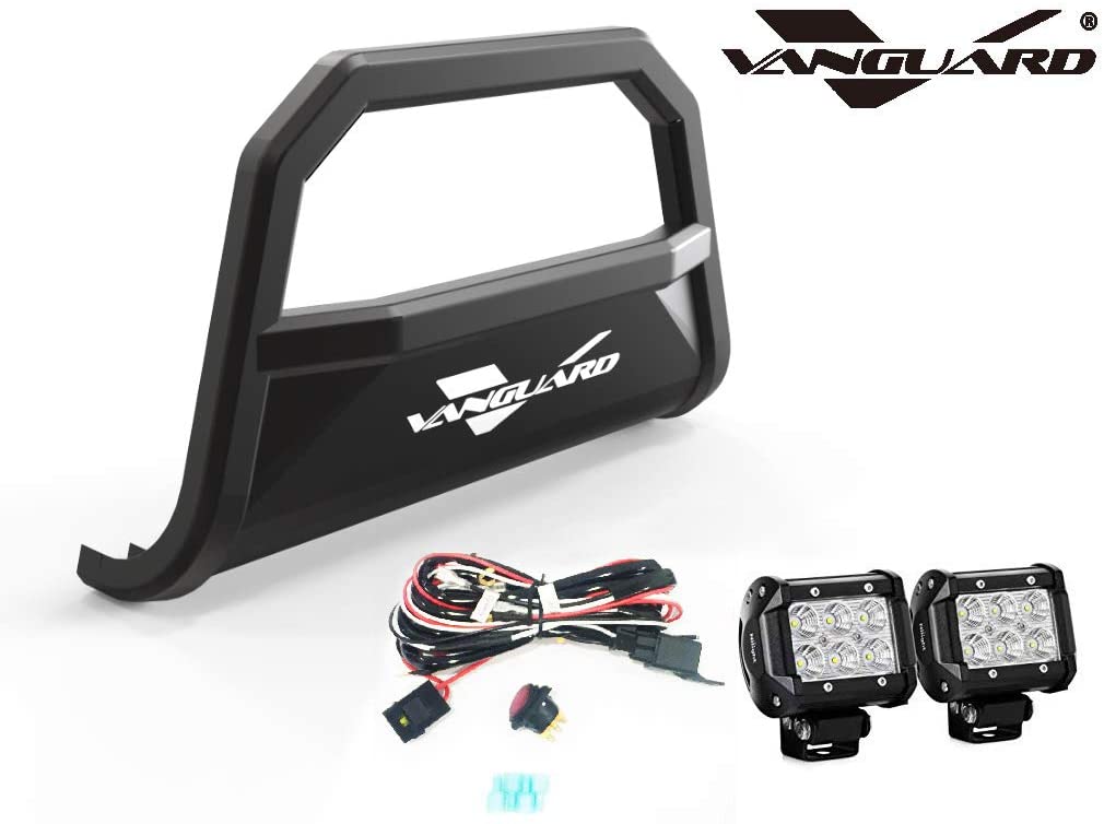 Vanguard Black Powdercoat Front Guards Bull Bars Bumper Guard for 2011-2024 dodge durango