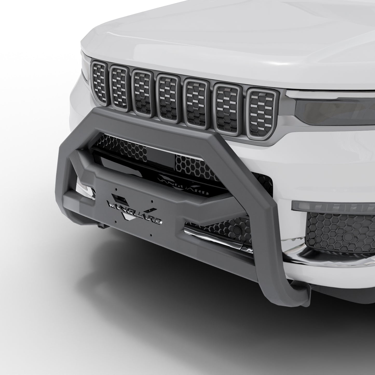 Vanguard Black Powdercoat Front Guards Bull Bars Bumper Guard for 2017-2024 honda ridgeline
