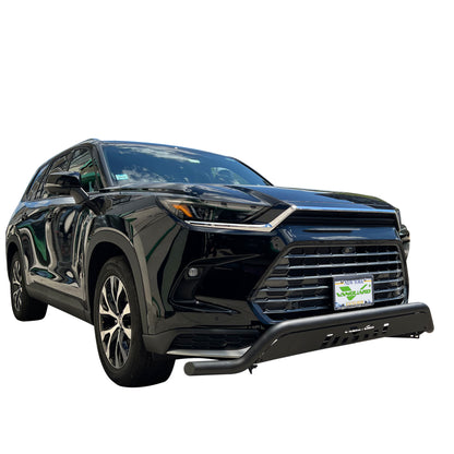 Vanguard Black Powdercoat Front Guards Front Runners Bumper Guard for 2024-2024 toyota grand highlander
