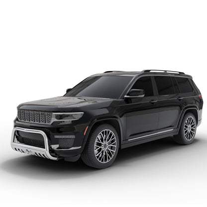 Vanguard Stainless Steel Front Guards Bull Bars Bumper Guard for 2021-2024 jeep grand cherokee l