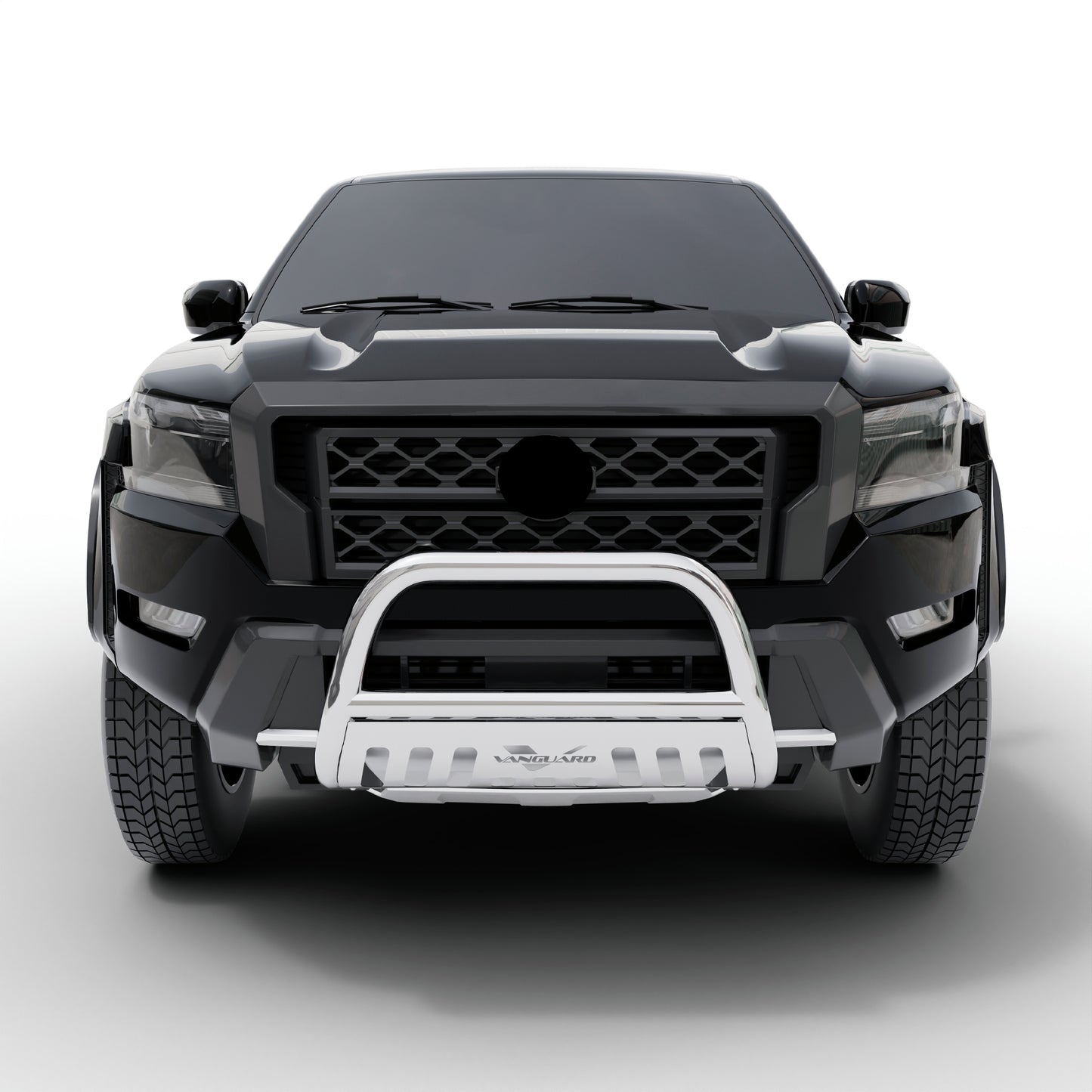 Vanguard Stainless Steel Front Guards Bull Bars Bumper Guard for 2022-2024 nissan frontier