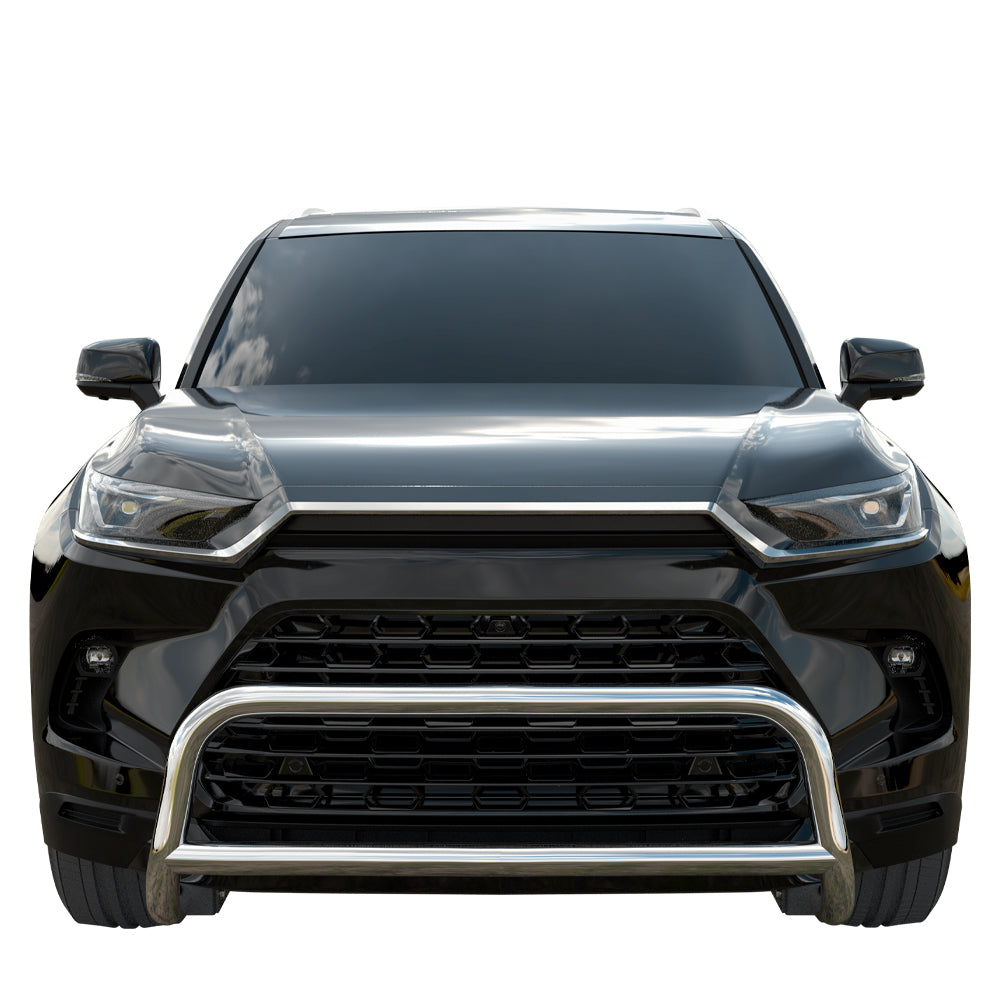 Vanguard Silver Front Guards Front Bumper Bumper for 2024-2025 toyota grand highlander