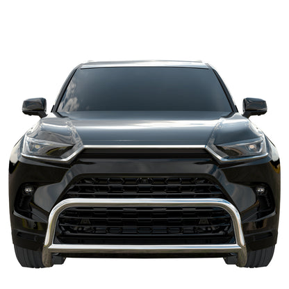 Vanguard Silver Front Guards Front Bumper Bumper for 2024-2025 toyota grand highlander