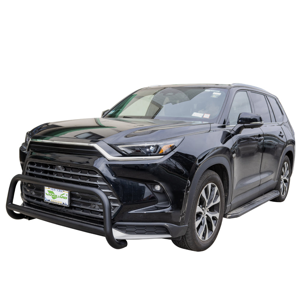 Vanguard Black Powdercoat Front Guards Front Bumper Bumper for 2024-2025 toyota grand highlander