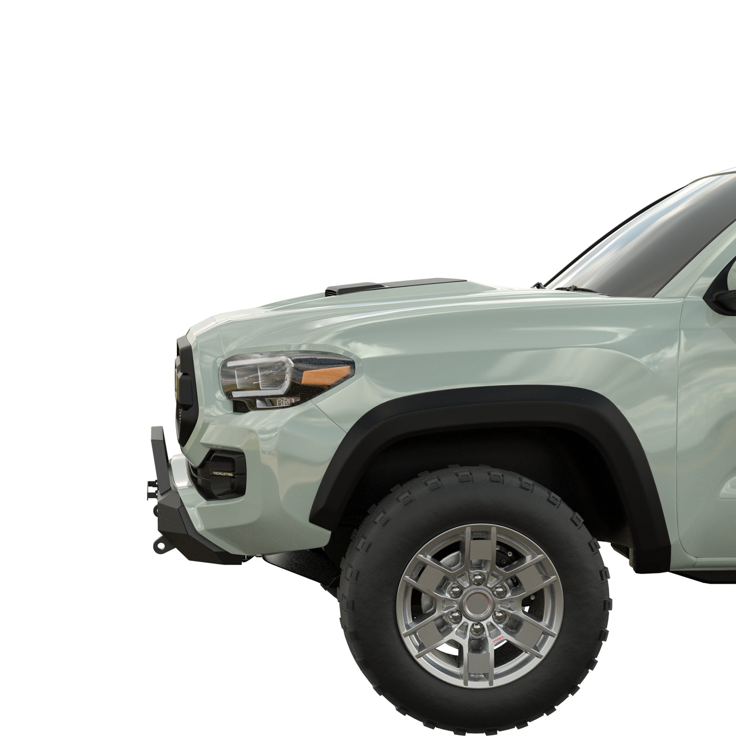 Vanguard Black Powdercoat Heavy Duty Bumpers And Grilles Front Bumpers Bumper for 2015-2023 toyota tacoma