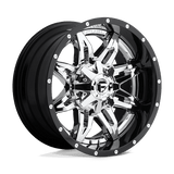 Fuel D266 CHROME PLATED GLOSS BLACK LIP 20x10 6x135/6x139.7 Wheels | Offset: -19 | Backspace: 4.75 | Bore: 106.1