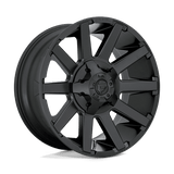 Fuel D437 SATIN BLACK 20x9 8x170 Wheels | Offset: 1 | Backspace: 5.04 | Bore: 125.1