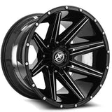 XF OFFROAD XF-220 Gloss Black Milled 18x9 5x127/5x139.7 Wheels | Offset: 12 | Backspace: nan | Bore: 125.2