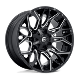 Fuel D769 GLOSSY BLACK MILLED 22x10 8x170 Wheels | Offset: -18 | Backspace: 4.79 | Bore: 125.1