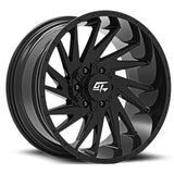 GT OFFROAD Tomahawk Gloss Black Gloss Black 20x10 8x165.1/8x180 Wheels | Offset: -18 | Backspace: 4.75 | Bore: 125.2